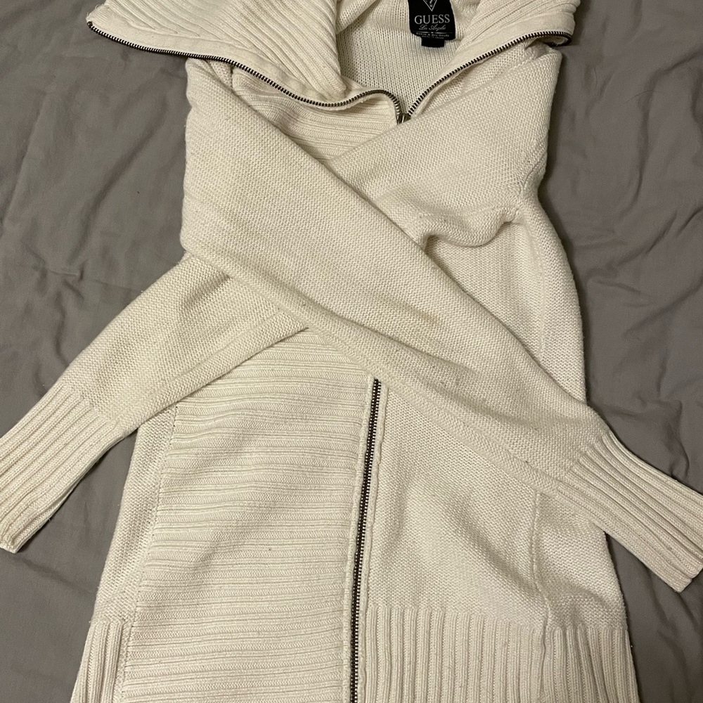 Vintage Guess Zip-up Sweater - Picture 2 of 4